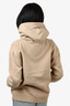 Saint Laurent Beige Cotton Logo Hoodie Size M
