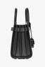 Saint Laurent Black Grained Leather Nano Sac Du Jour Top Handle with Strap