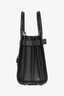 Saint Laurent Black Grained Leather Nano Sac Du Jour Top Handle with Strap