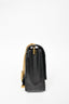 Saint Laurent Black Leather Large Vicky Chain Bag