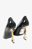 Saint Laurent Black Patent Leather Pumps Size 38