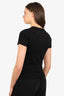 Saint Laurent Black Snake Logo T-Shirt Size XS