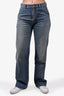 Saint Laurent Blue Denim Wide Leg Jeans Size 27