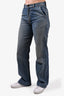 Saint Laurent Blue Denim Wide Leg Jeans Size 27