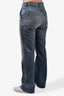 Saint Laurent Blue Denim Wide Leg Jeans Size 27