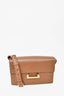 Saint Laurent Brown Smooth Leather Medium 'Lulu' Shoulder Bag