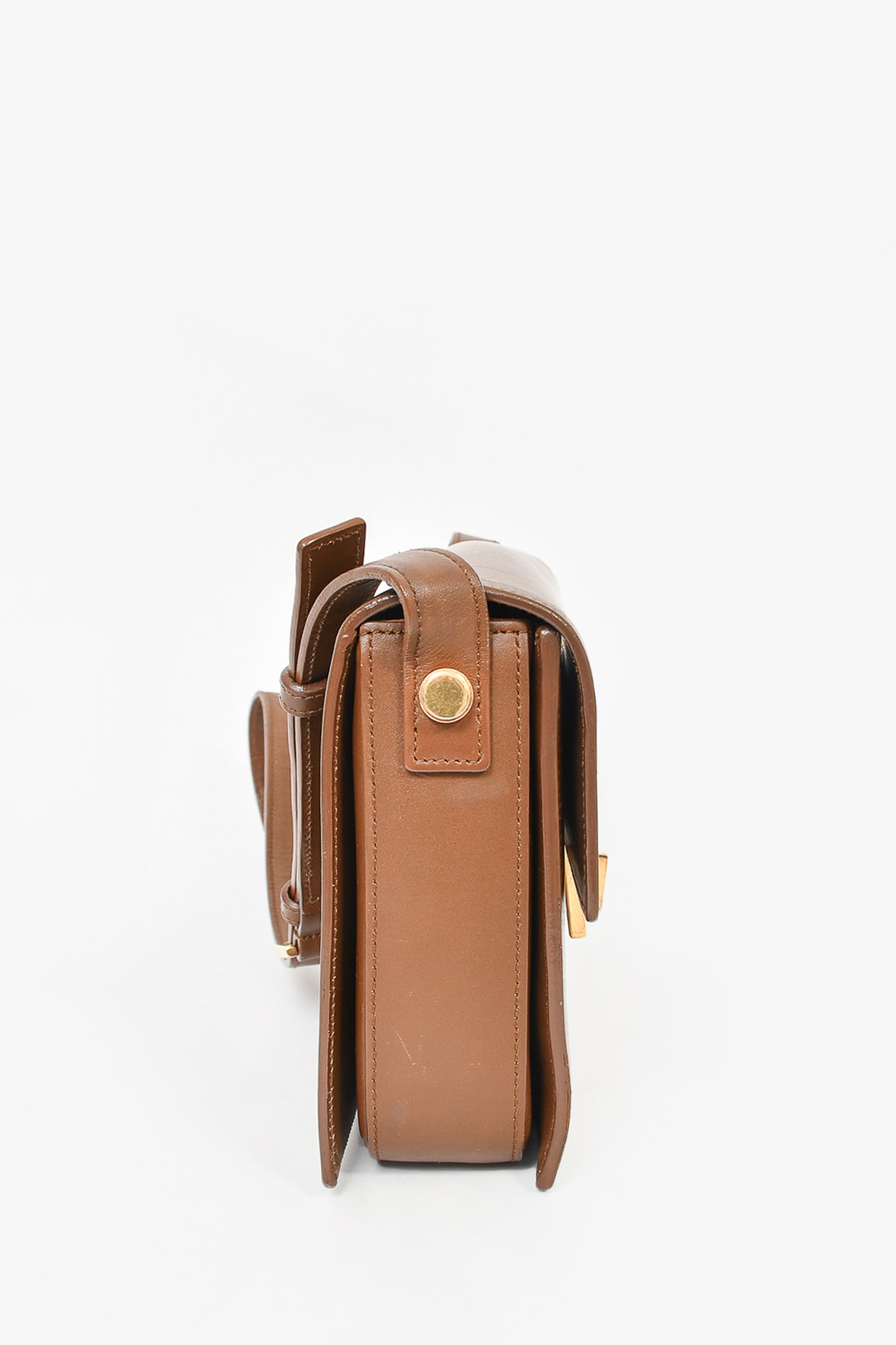 Lulu small brownショルダーバッグMB509-121 Lulu small brownショルダーバッグMB509-121 本牛革スクエアミニ