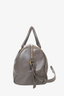 Saint Laurent Grey Leather Boston Bag