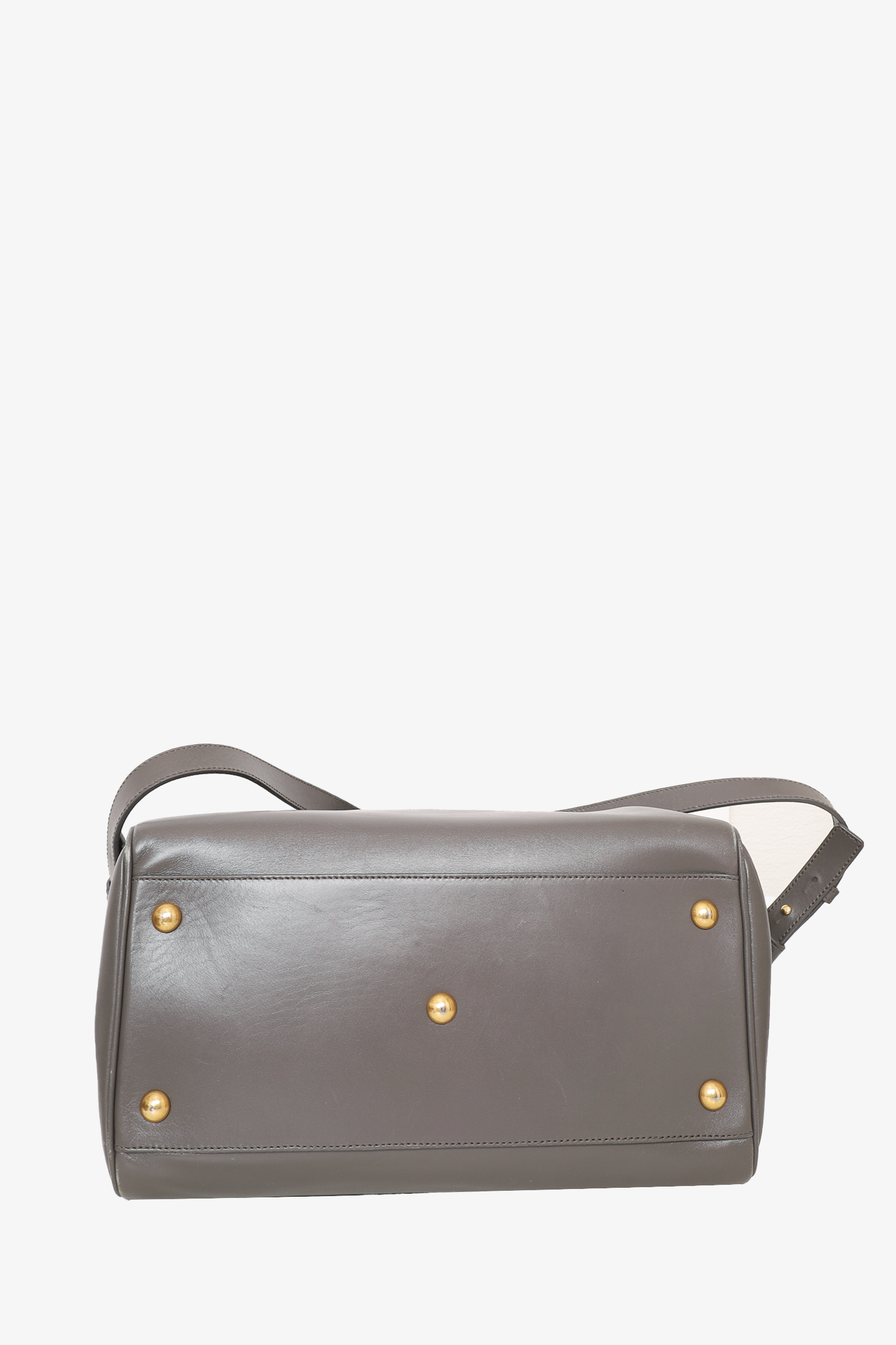 Saint Laurent Grey Leather Boston Bag – Mine & Yours