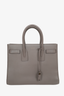 Saint Laurent Grey Leather Small Sac Du Jour Top Handle with Strap