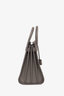 Saint Laurent Grey Leather Small Sac Du Jour Top Handle with Strap