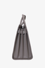 Saint Laurent Grey Leather Small Sac de Jour Top Handle with Strap
