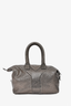Saint Laurent Grey Metallic Vintage 'Easy Y' Zip Top Handle Tote