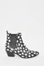 Saint Laurent Grey Star Boots Size 36.5