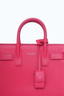 Saint Laurent Pink Grained Leather Nano Sac De Jour Top Handle with Strap