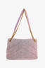 Saint Laurent Purple Denim Small Puffer Loulou Shoulder Bag