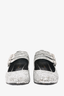 Saint Laurent Silver Glitter Mary Janes Size 37.5