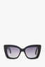 Salvatore Ferragamo Black Frame Gold Pattern Sunglasses