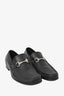 Salvatore Ferragamo Black Leather Loafers Size 8 Mens