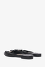 Salvatore Ferragamo Black Leather 'Emile' Mules Size 7