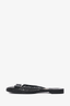Salvatore Ferragamo Black Leather 'Emile' Mules Size 7