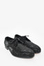 Salvatore Ferragamo Black Mosaic Tile Dress Shoes Size 8.5 Mens