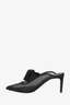 Salvatore Ferragamo Black Polka Dot Mesh Zelda Mules Size 6