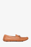 Salvatore Ferragamo Brown Leather Gancini Buckle Driving Shoes Size 9.5