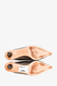 Salvatore Ferragamo Brown Metallic Pointed Heels Size 7.5