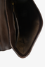 Salvatore Ferragamo Chocolate Brown Smooth Leather Top Handle Bag