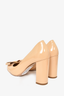 Salvatore Ferragamo Nude Patent Leather Heels Size 9