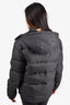 Sandro Grey Quilted Puffer Jacket Size M
