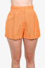 Sandro Mix-It Orange Cotton Shorts Size 36