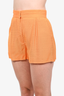 Sandro Mix-It Orange Cotton Shorts Size 36