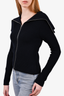Sandro Navy Blue Collar Zip Up Sweater Size 1