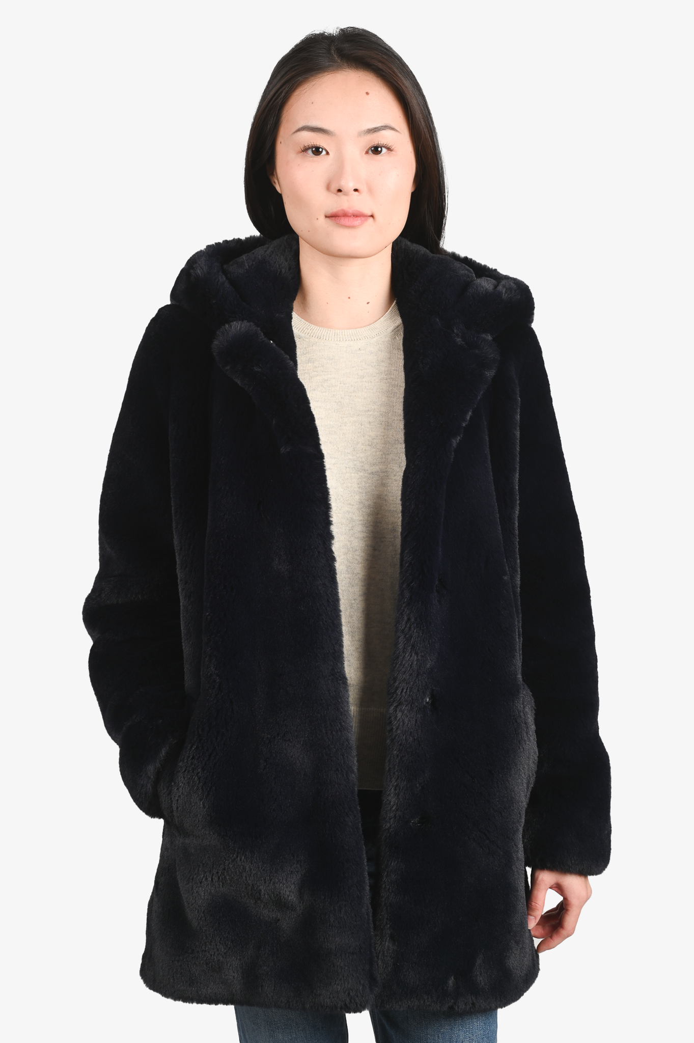 Sandro hooded coat sales
