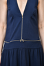 Sandro Navy Zipper Detail Sleeveless Dress sz 2