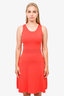 Sandro Red Knit Sleeveless A-Line Dress + Cardigan Set Size 2