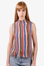 Sea New York Multicoloured Wool Blend Fringe Top Size S