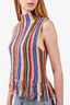 Sea New York Multicoloured Wool Blend Fringe Top Size S