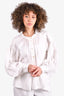 Sea New York White Cotton Poplin Blouse Size L