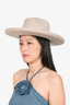 Seager x Nikki Lane Beige Wool Felt Hat Size 6 7/8