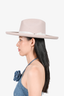 Seager x Nikki Lane Beige Wool Felt Hat Size 6 7/8