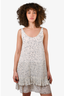 See by Chloe White Leaf Print Tank Dress Size 36