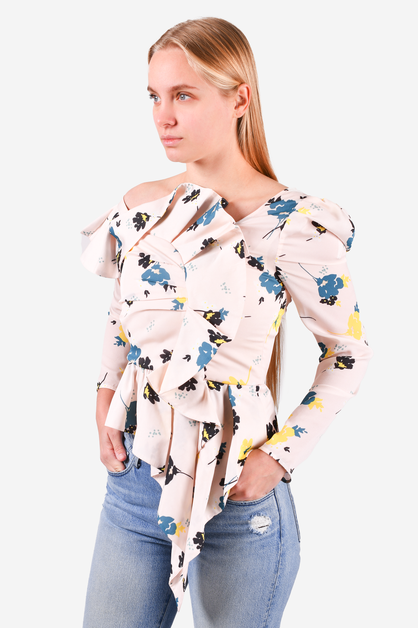 Self portrait yellow top hotsell