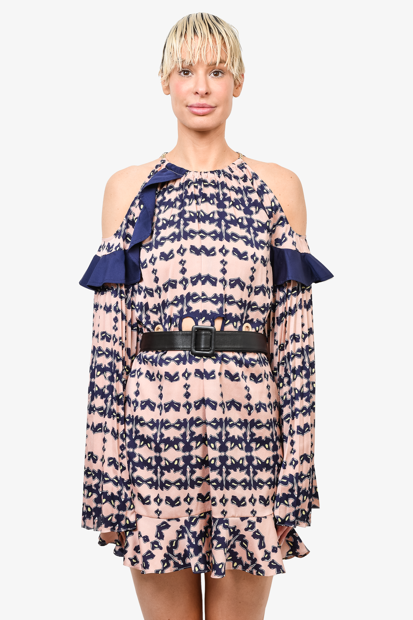 Self portrait sales cold shoulder dress