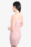 Self-Portrait Pink Ruffle Mesh Mini Dress Size 4 US