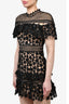 Self-Portrait Black Star Overlay Dress Size 4