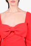 Self-Portrait Red Bow Detail Dress Size 4