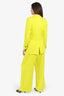 Smythe Green Long Notched Suit Set Size 6